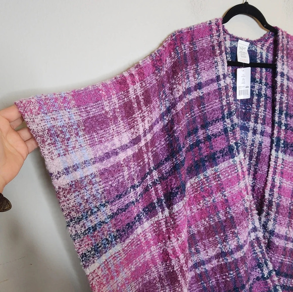 NWT Woolrich Purple Blanket Wrap. Soft and Cozy. One Size. - Picture 8 of 16